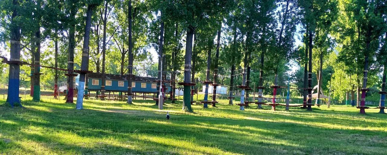 ホテルTisza Camping & Kalandpark Tokaj Rakamaz エクステリア 写真